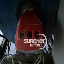 河北樂(lè)亭某瀝青拌合站導(dǎo)熱油爐利雅路燃燒器維修