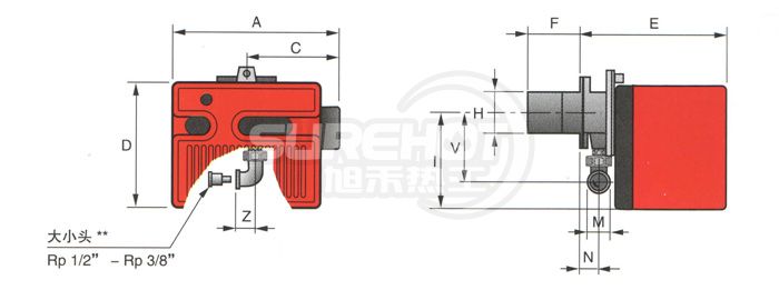 利雅路40 FS10外型尺寸圖